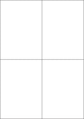 ValueX Multipurpose Label 105x148mm 4 Per A4 Sheet White (Pack 400 Labels) - 15327SM